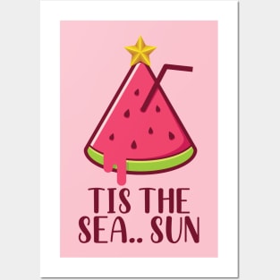 Tis The Sea Sun Posters and Art